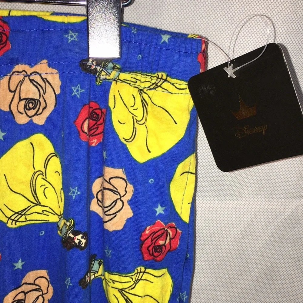NWT Disney Princess adult Pajama Bottoms | Princess Belle | Size MD - Picture 7 of 7